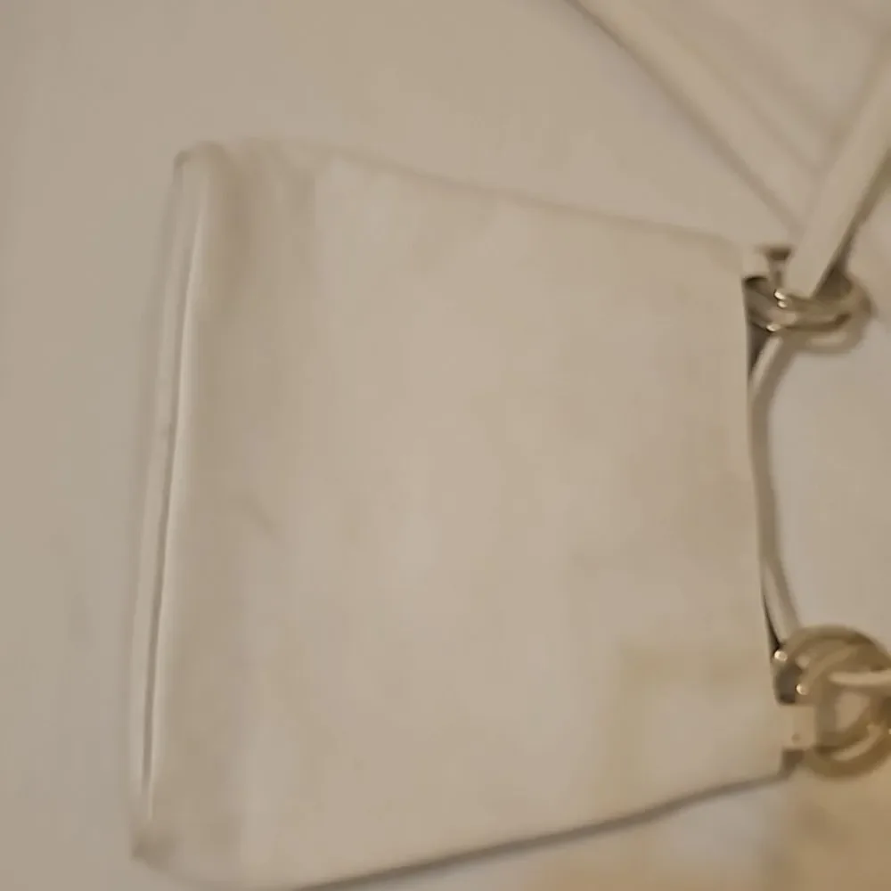 Paloma Picasso White Leather 2-Way Bag